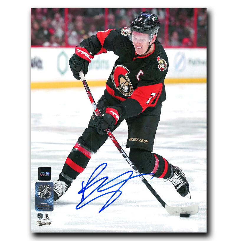Brady Tkachuk Ottawa Senators Autographed Reverse Retro 2.0 8x10 Photo CoJo Sport Collectables Inc.