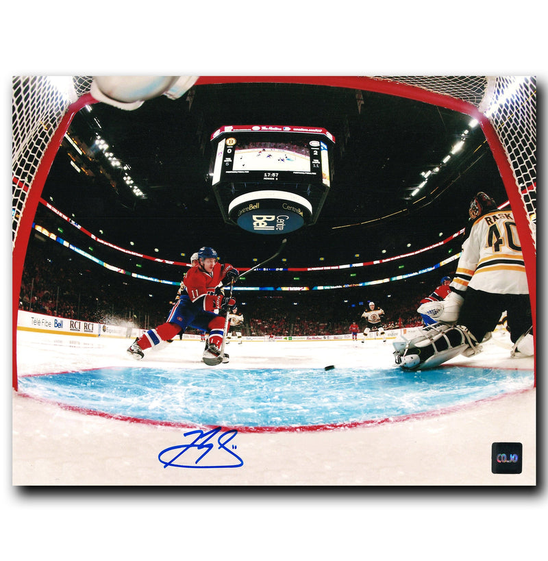 Brendan Gallagher Montreal Canadiens Autographed Net 8x10 Photo CoJo Sport Collectables Inc.