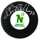 Brian Bellows Autographed Minnesota North Stars Puck CoJo Sport Collectables Inc.