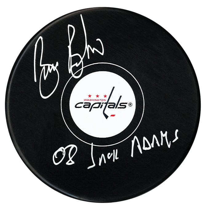 Bruce Boudreau Autographed Washington Capitals Jack Adams Inscribed Puck CoJo Sport Collectables Inc.