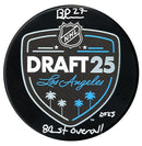 Bryce Pickford Autographed 2025 Inscribed NHL Draft Puck CoJo Sport Collectables Inc.