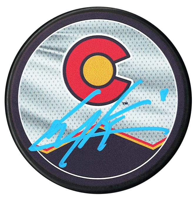 Cale Makar Autographed Colorado Avalanche Reverse Retro 2.0 Puck CoJo Sport Collectables Inc.