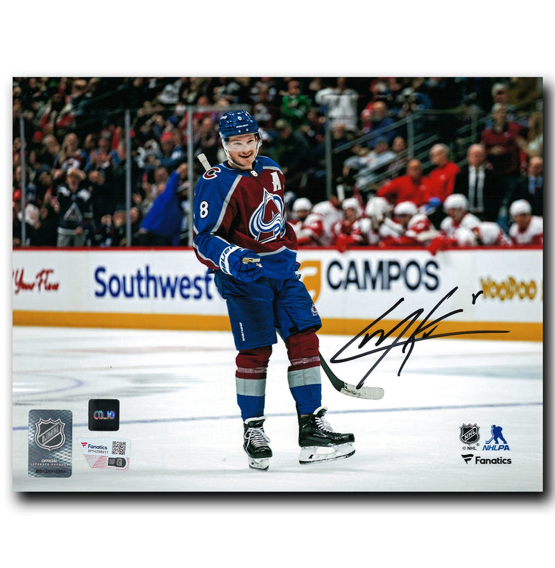 Cale Makar Colorado Avalanche Autographed Goal Celebration 8x10 Photo CoJo Sport Collectables Inc.