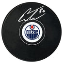 Calvin Pickard Autographed Edmonton Oilers Puck CoJo Sport Collectables Inc.