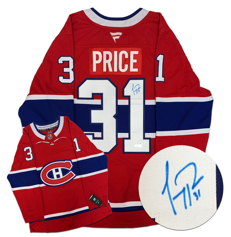 Carey Price Montreal Canadiens Autographed Fanatics Premium Jersey CoJo Sport Collectables Inc.