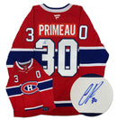 Cayden Primeau Montreal Canadiens Autographed Fanatics Premium Jersey CoJo Sport Collectables Inc.