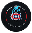 Cayden Primeau Autographed Montreal Canadiens Official Puck - CoJo Sport Collectables Inc.