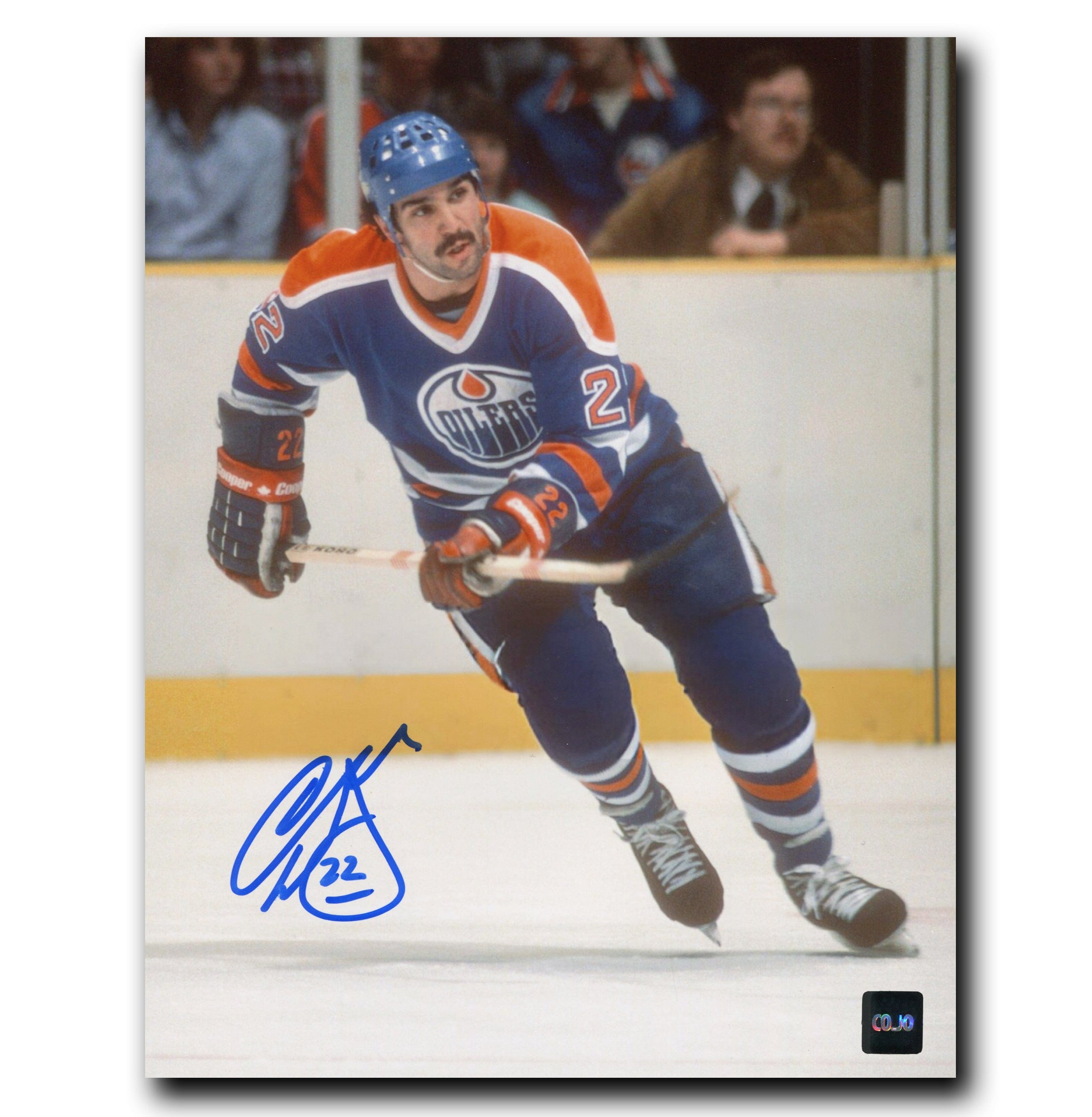 Charlie Huddy Edmonton Oilers Autographed Skating 8x10 Photo | CoJo ...