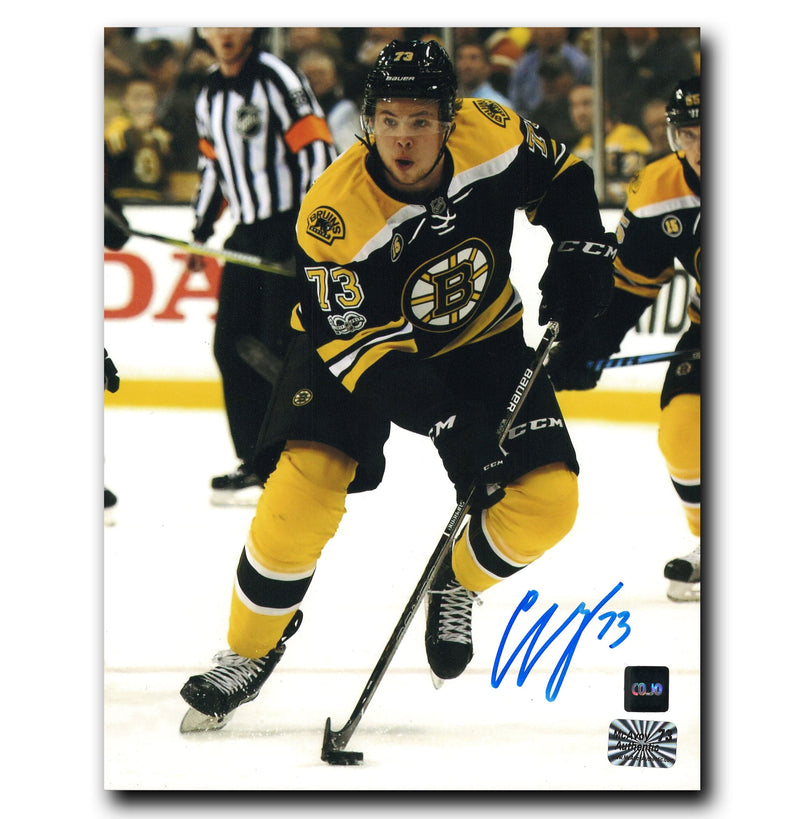 Charlie McAvoy Boston Bruins Autographed Action 8x10 Photo CoJo Sport Collectables Inc.