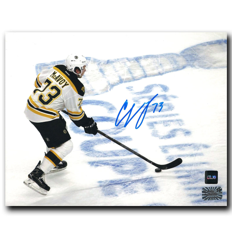 Charlie McAvoy Boston Bruins Autographed Playoffs 8x10 Photo CoJo Sport Collectables Inc.