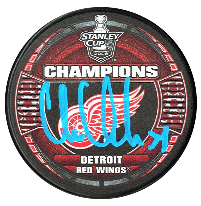 Chris Chelios Autographed Detroit Red Wings 2008 Stanley Cup Champions Puck CoJo Sport Collectables Inc.