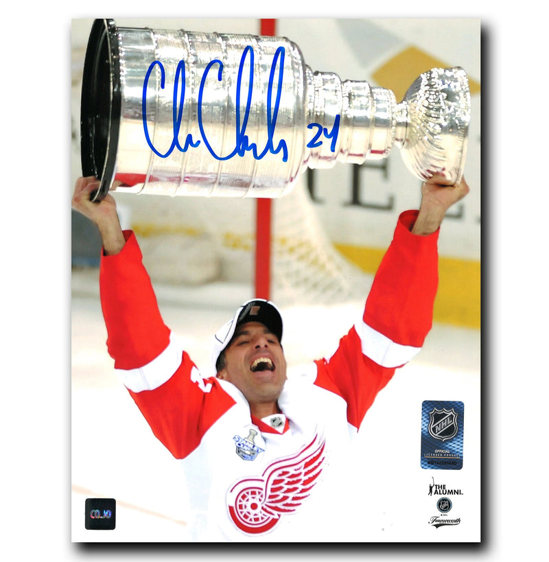 Chris Chelios Detroit Red Wings Autographed Stanley Cup 8x10 Photo CoJo Sport Collectables Inc.