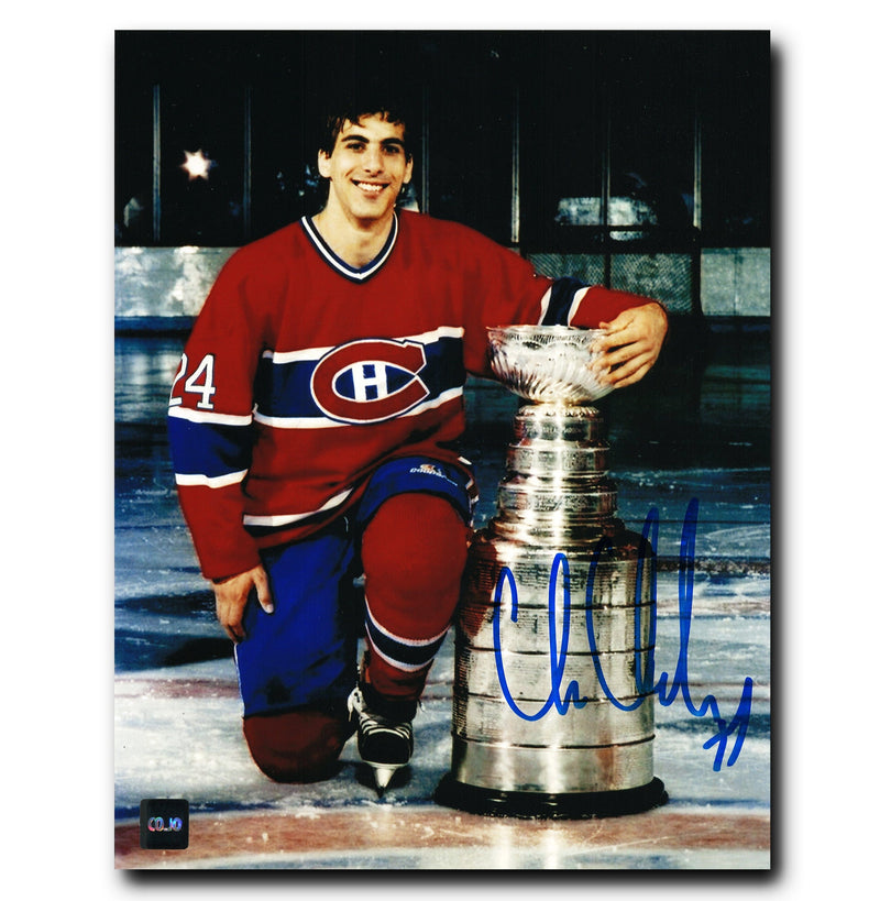 Chris Chelios Montreal Canadiens Autographed Stanley Cup 8x10 Photo CoJo Sport Collectables Inc.