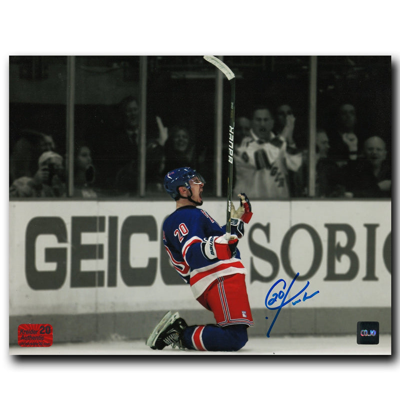Chris Kreider New York Rangers Autographed Spotlight Celebration 8x10 Photo CoJo Sport Collectables Inc.