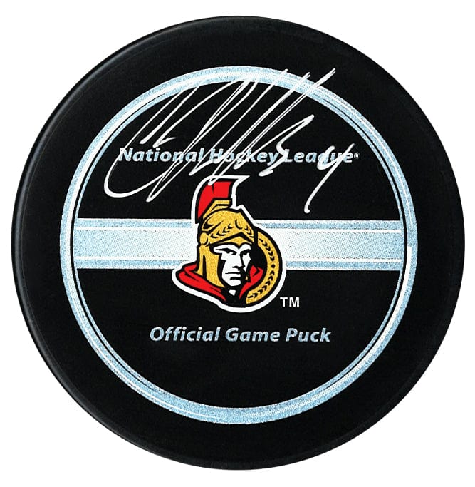 Chris Phillips Autographed Ottawa Senators Official Puck CoJo Sport Collectables Inc.