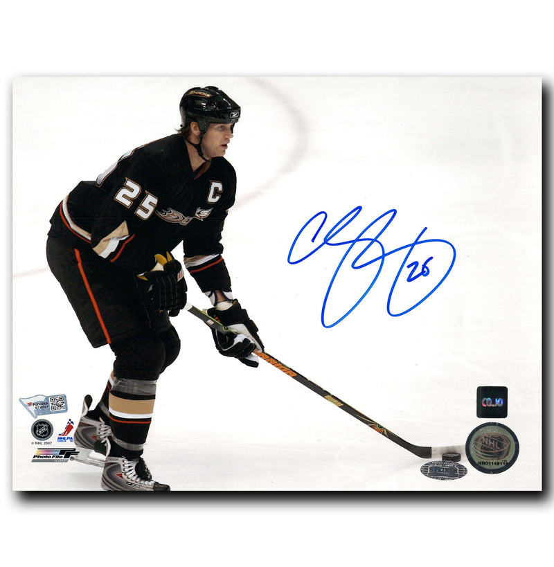 Chris Pronger Anaheim Ducks Autographed Action 8x10 Photo CoJo Sport Collectables Inc.