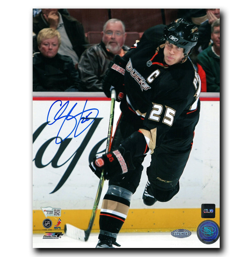 Chris Pronger Anaheim Ducks Autographed Shooting 8x10 Photo CoJo Sport Collectables Inc.
