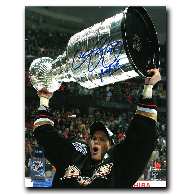 Chris Pronger Anaheim Ducks Autographed Stanley Cup 8x10 Photo CoJo Sport Collectables Inc.