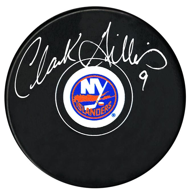 Clark Gillies Autographed New York Islanders Puck CoJo Sport Collectables Inc.