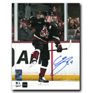 Clayton Keller Arizona Coyotes Autographed Celebration 8x10 Photo CoJo Sport Collectables Inc.
