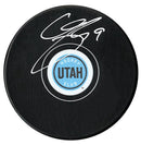 Clayton Keller Autographed Utah Mammoth Puck CoJo Sport Collectables Inc.