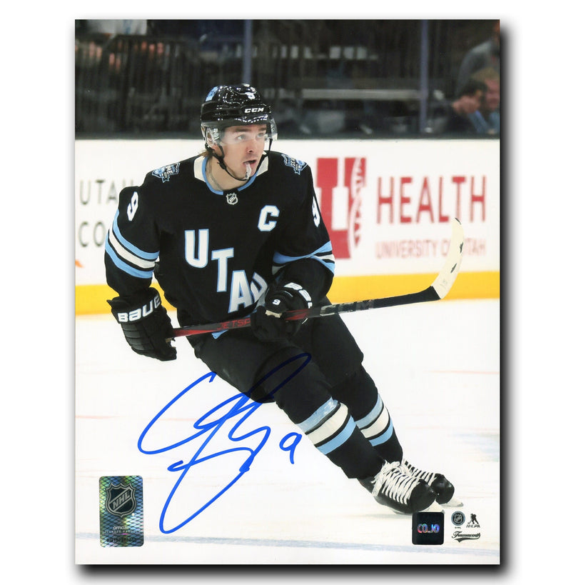 Clayton Keller Utah Hockey Club Autographed Home 8x10 Photo CoJo Sport Collectables