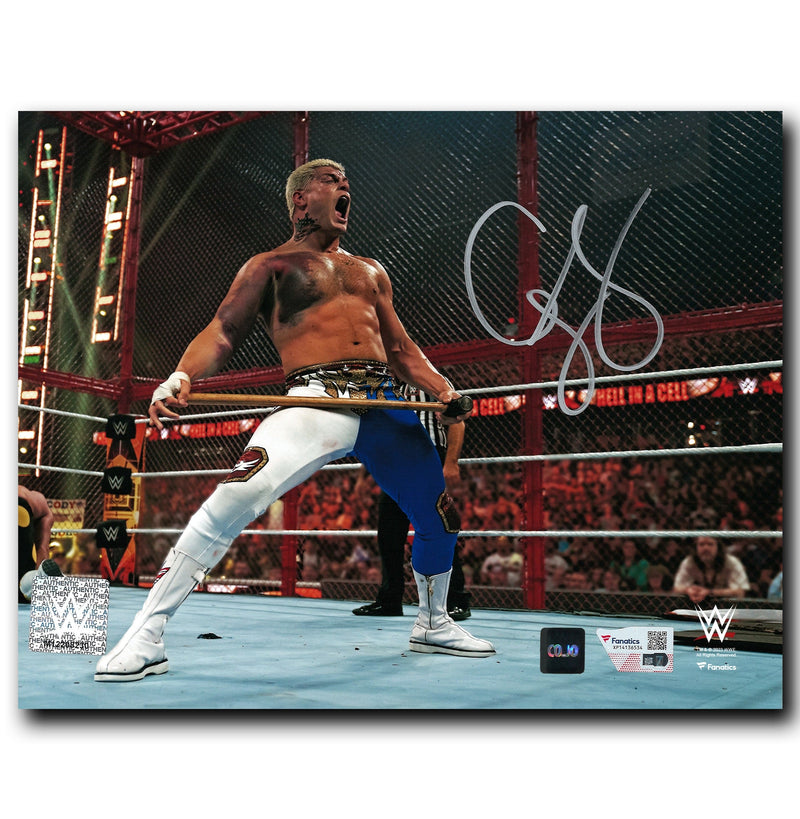 Cody Rhodes WWE Autographed Action 8x10 Photo CoJo Sport Collectables Inc.