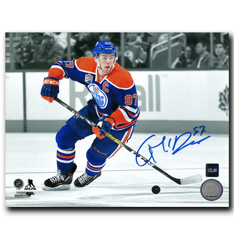 Connor McDavid Edmonton Oilers Autographed 8x10 Photo CoJo Sport Collectables Inc.