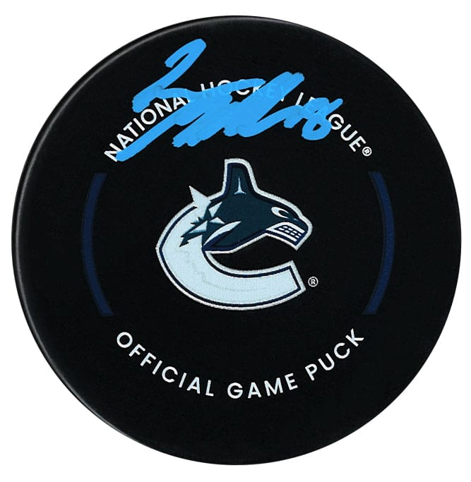 Conor Garland Autographed Vancouver Canucks Official Puck CoJo Sport Collectables Inc.