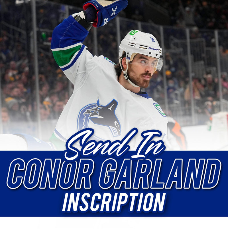 (Send-In) Conor Garland Inscription Ticket CoJo Sport Collectables Inc.