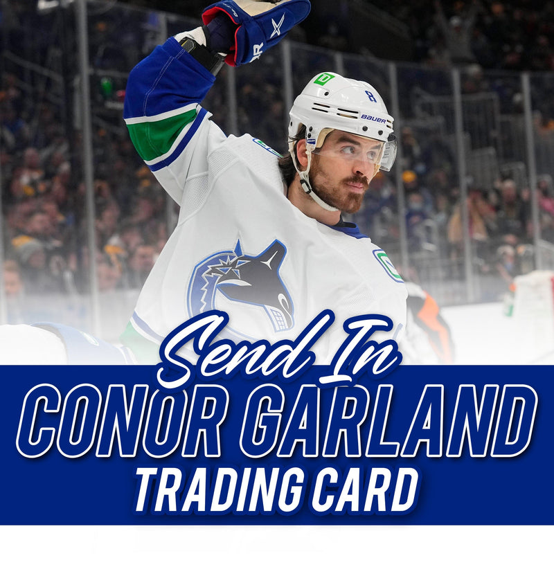 (Send-In) Conor Garland Trading Card CoJo Sport Collectables Inc.