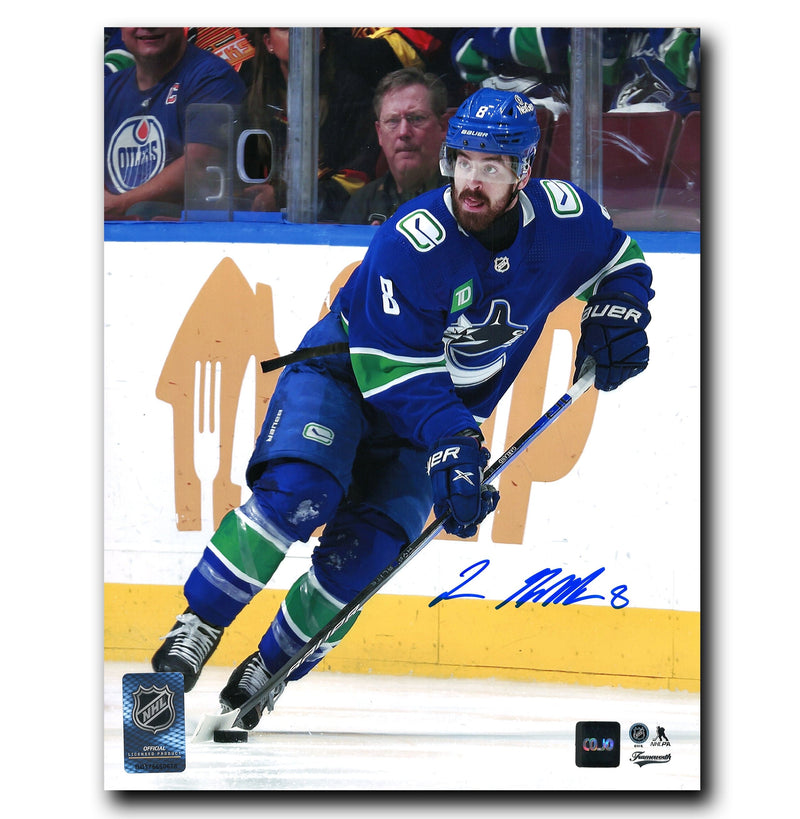 Conor Garland Vancouver Canucks Autographed Action 8x10 Photo CoJo Sport Collectables Inc.