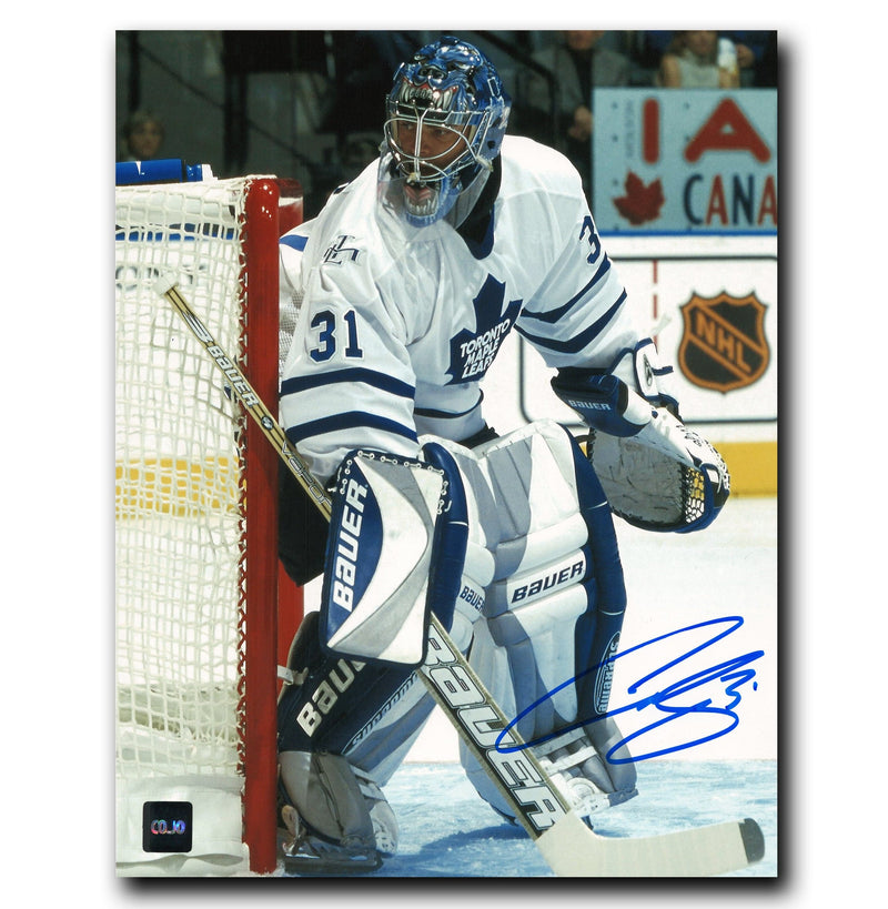 Curtis Joseph Toronto Maple Leafs Autographed Crease 8x10 Photo CoJo Sport Collectables Inc.