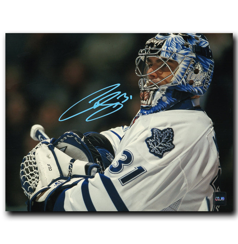 Curtis Joseph Toronto Maple Leafs Autographed Mask 8x10 Photo CoJo Sport Collectables Inc.