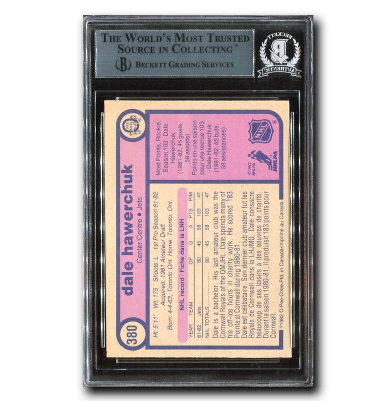 Dale Hawerchuk Autographed 1982-83 O-Pee-Chee