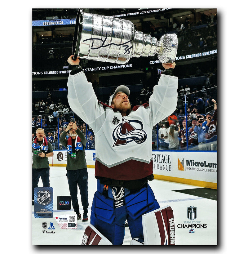 Darcy Kuemper Colorado Avalanche Autographed 2022 Stanley Cup 8x10 Photo CoJo Sport Collectables Inc.