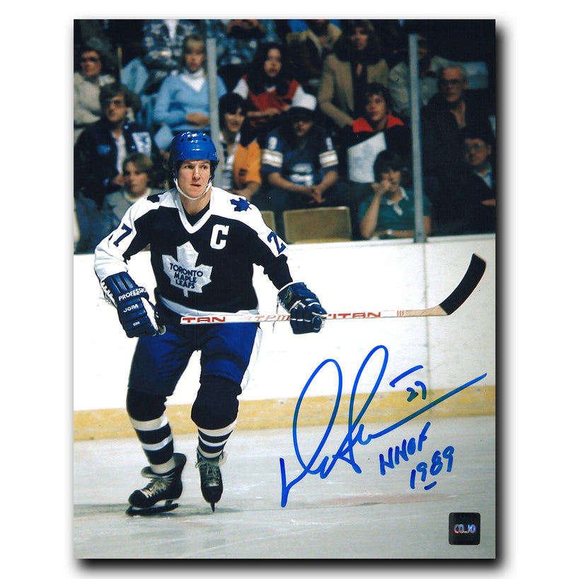 Darryl Sittler Toronto Maple Leafs Autographed 8x10 Photo CoJo Sport Collectables Inc.