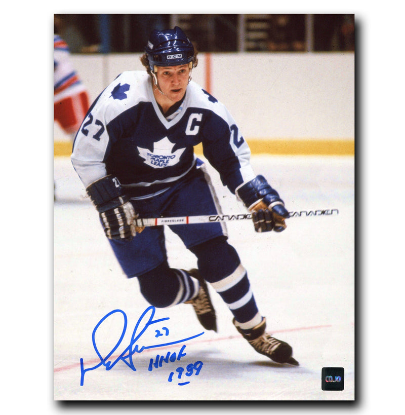 Darryl Sittler Toronto Maple Leafs Autographed 8x10 Photo CoJo Sport Collectables Inc.