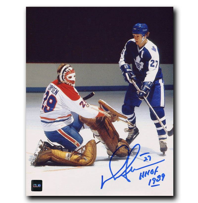 Darryl Sittler Toronto Maple Leafs Autographed Dryden 8x10 Photo CoJo Sport Collectables Inc.