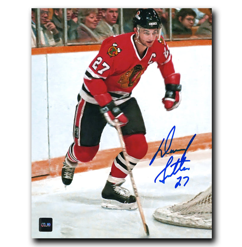 Darryl Sutter Chicago Blackhawks Autographed 8x10 Photo (Red) CoJo Sport Collectables Inc.