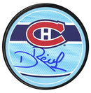David Reinbacher Autographed Montreal Canadiens Reverse Retro 2.0 Puck CoJo Sport Collectables Inc.