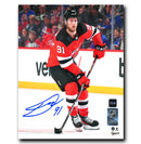 Dawson Mercer New Jersey Devils Autographed Action 8x10 Photo CoJo Sport Collectables