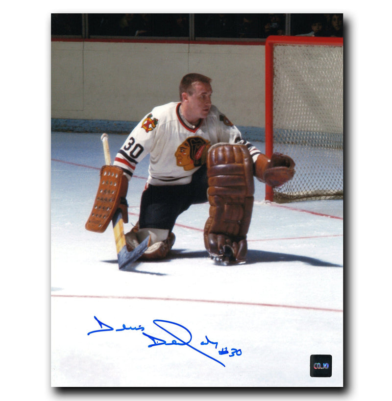 Denis DeJordy Chicago Blackhawks Autographed 8x10 Photo CoJo Sport Collectables Inc.