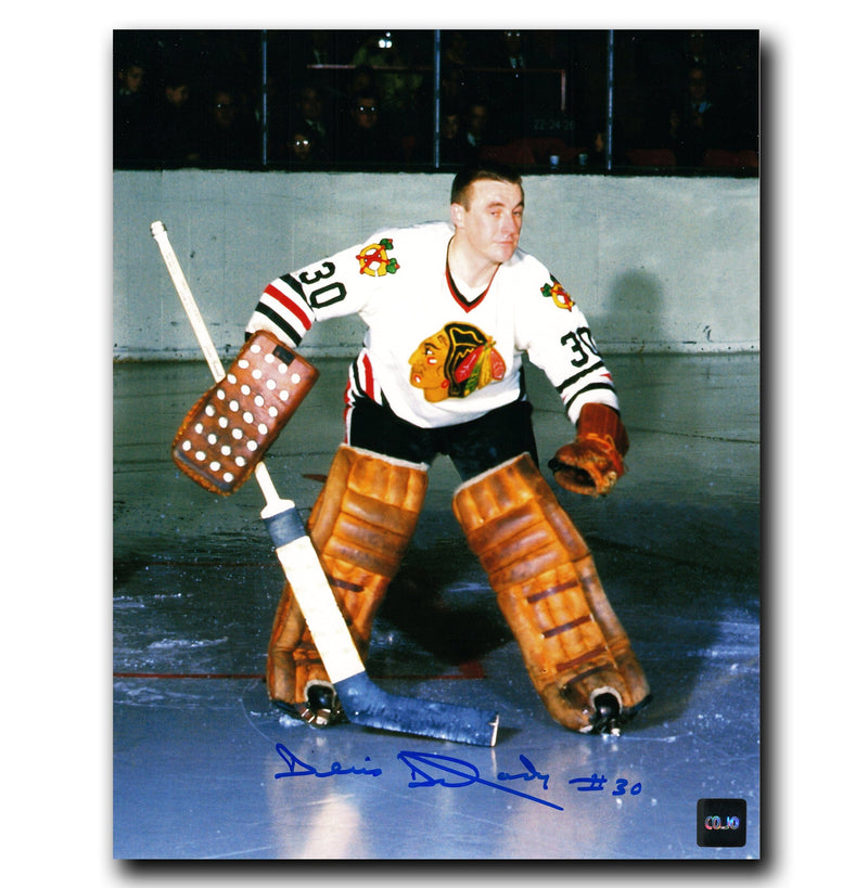 Denis DeJordy Chicago Blackhawks Autographed 8x10 Photo CoJo Sport Collectables Inc.