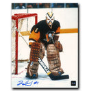 Denis Herron Pittsburgh Penguins Autographed Crease 8x10 Photo CoJo Sport Collectables