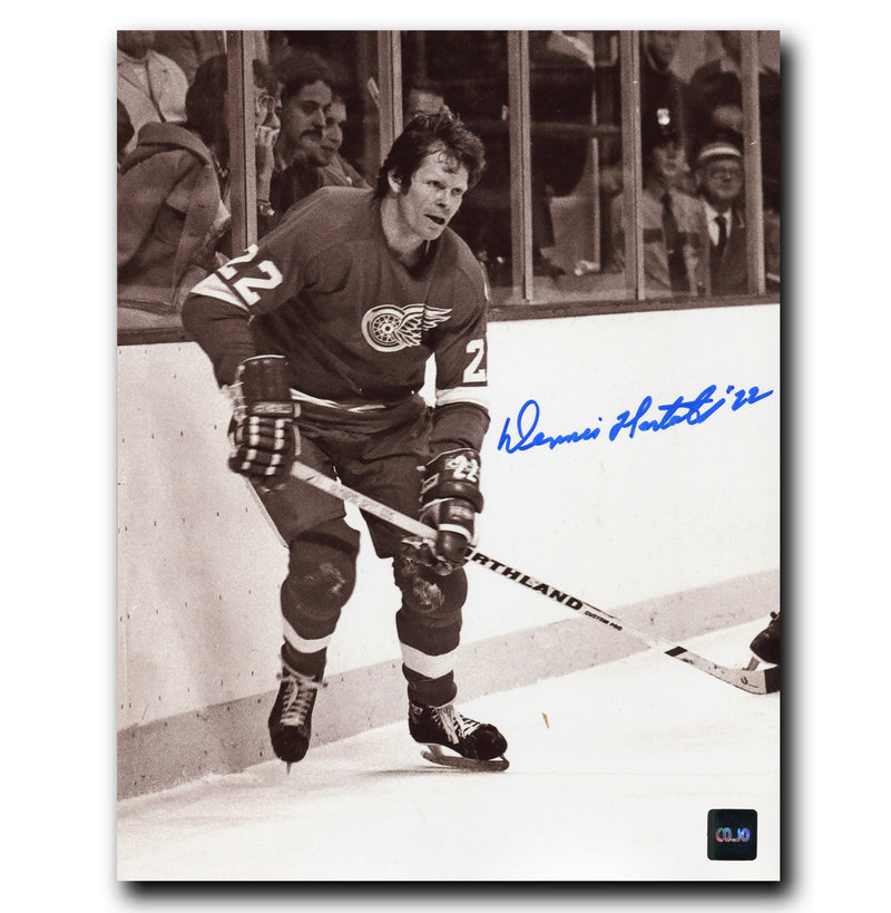 Dennis Hextall Detroit Red Wings Autographed 8x10 Photo
