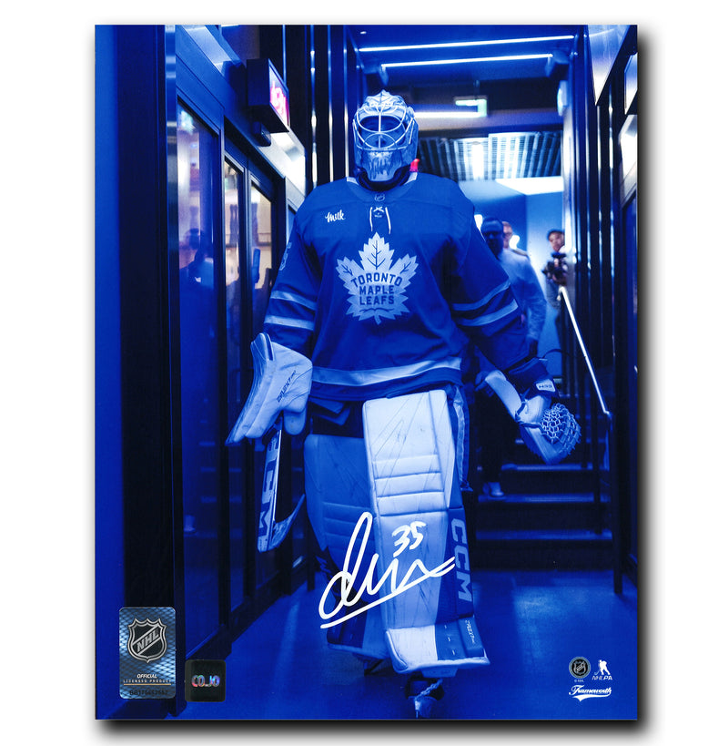 Dennis Hildeby Toronto Maple Leafs Autographed Tunnel 8x10 Photo