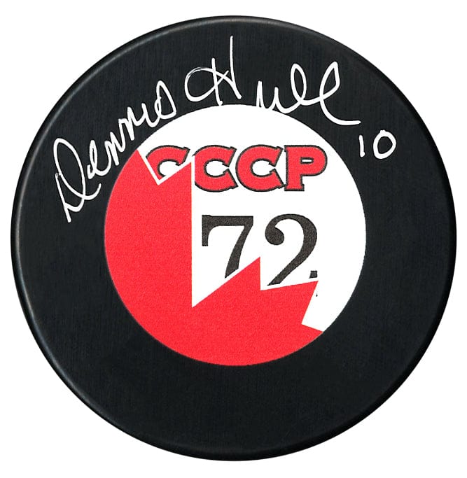 Dennis Hull Team Canada Autographed 72 Summit Series Puck