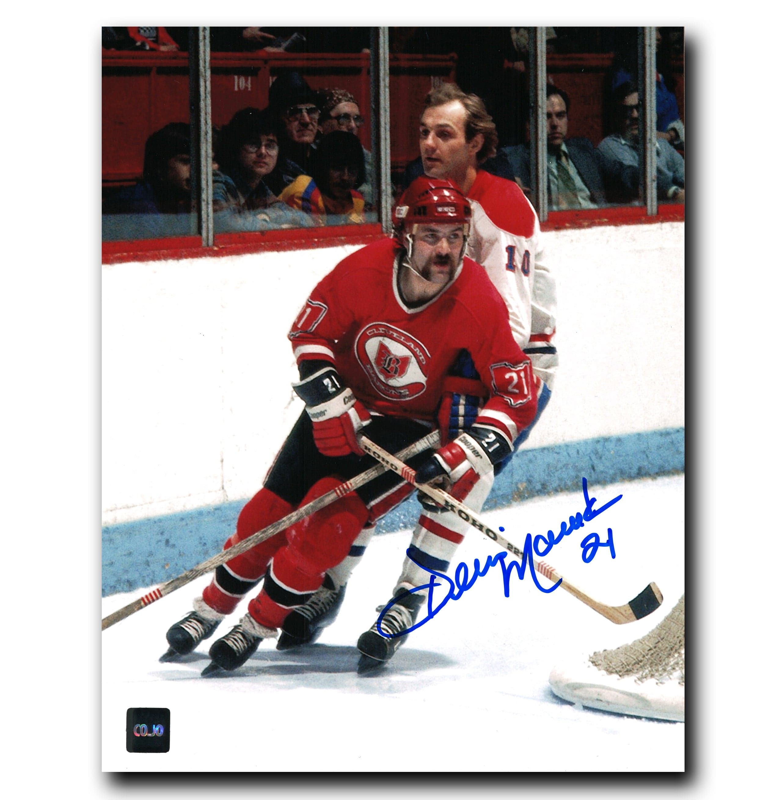 Dennis Maruk Cleveland Barons Autographed Colour 8x10 Photo | CoJo ...