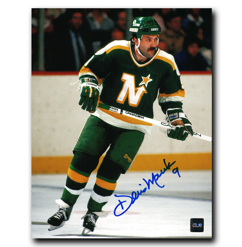 Dennis Maruk Minnesota North Stars Autographed 8x10 Photo CoJo Sport Collectables